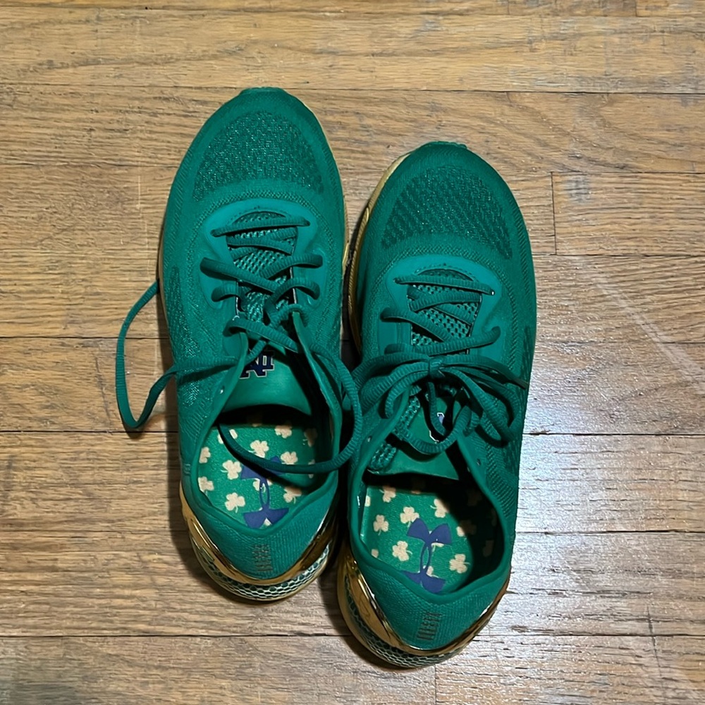 notre dame green and gold shoes